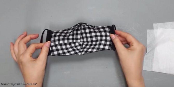 сшить маску
